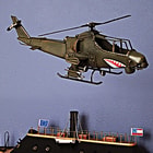 1960 Bell AH-1G Cobra Attack Helicopter | Handcrafted Model US Army Helicopter | 1:16 Scale