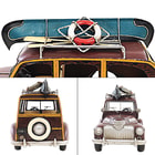 1947 Chevrolet Suburban with Canoe on Roof Rack | Handcrafted Metal Model
