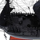Handcrafted Black Pearl Model on Display Stand | Jack Sparrow's Ship, Pirates of the Caribbean