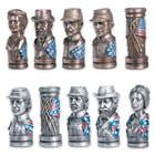 Civil War Bust Chess Set 
