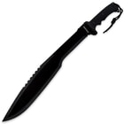 Black Legion Ninja Machete & Throwing Knife Set With Sheath