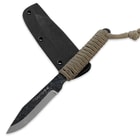 Condor Bushnecker Full-Tang Fixed Blade Knife With Paracord Wrapped Handle