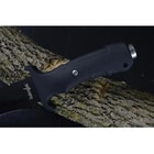 Survival Knife Black Blade with Nylon Sheath 12in
