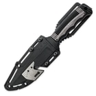 SOG SEAL Strike Partially Serrated Fixed Blade Knife Deluxe Sheath