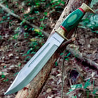 Timber Rattler Big Green Bowie Knife