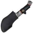Timber Wolf Fixed Blade Hunting Cleaver Knife Micarta & Damascus