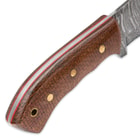 Timber Wolf Brown Micarta Hunter Knife