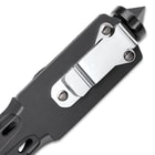 United Cutlery Cyclone Boot Knife With Custom Vortec Sheath - Cast Stainless Steel Blade, Piercing Point, Reinforced Nylon Handle - Length 10 1/2”