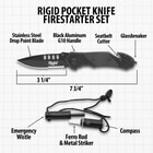 The seatbelt and cord cutter of the pocket knife in use