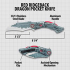 Details and features of Red Dragon Pocket Knife.