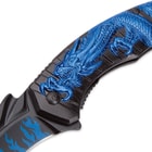 Black Legion Blue Dragonfire Assisted Opening Pocket Knife