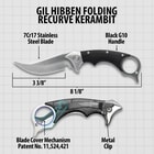 Details and features of the Recurve Kerambit.
