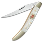 Kissing Crane Genuine Pearl Toothpick Pocket Knife