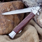 Kriegar German Heartwood Stiletto Pocket Knife