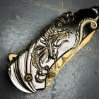 Master's Collection Golden Dragon Assisted Opening Pocket Knife with Gift Box