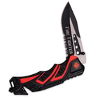 Mtech Fire Fighter Assisted Opening Rescue Pocket Knife