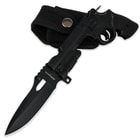 Trigger Assisted 44 Mag Pistol Knife Black