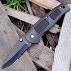 Ridge Runner Tactical Pocket Knife Black