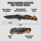 Details and features of the EMT Pocket Knife.