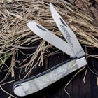 Schrade Imperial White Pearl Large Trapper Pocket Knife