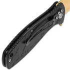 Timber Wolf Predator Moon Assisted Opening Pocket Knife - Gold