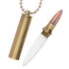 Bullet Knife And Necklace Combo