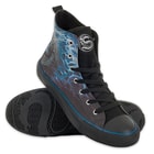 Flaming Spine Men’s High-Tops - Lace Up 9