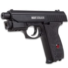 Crosman Night Stalker Air Pistol With Internal Laser Sight - Semi Auto Blowback, CO2 Powered, Full-Metal Construction