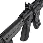 Spring Pump Action Tactical Airsoft Rifle with Sight and Laser - Black