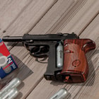 Crosman Semi-Automatic CO2 Powered BB Pistol - Metal Alloy Barrel, Hardwood Stock, 18-Round Magazine, Rear And Front Sights