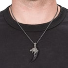 Black Wolf Tooth Necklace