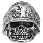Twisted Roots American Biker Stainless Steel Men's Ring