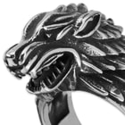 Twisted Roots Direwolf Stainless Steel Men's Ring 