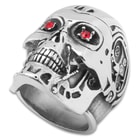 Twisted Roots Terminator Skull Ring - Size 11