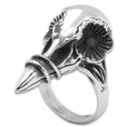 Twisted Roots Raven Skull Ring