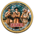 Sacagawea Guiding Lewis and Clark 24K Gold-Plated Sacagawea Dollar Coin