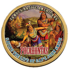 Pocahontas Saving John Smith 24K Gold-Plated Sacagawea Dollar Coin