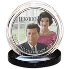 JFK Centennial Celebration First Couple Colorized Collectible Half Dollar