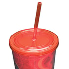 Just Funky Pokemon Charizard Lenticular 3-D 18-oz. Travel Cup with Lid and Straw