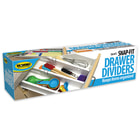 Snap Fit Drawer Dividers - Set Of Two