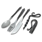 All of the utensils in the set shown