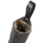 The Chieftain's Chalice Natural Ale / Drinking Horn with Leather Holder