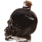 Glass Skull Decanter With Cork Stopper - One-Piece Quality Sculpted Glass, Highly Detailed - Dimensions 5”x 3 1/4”x 5 3/4”