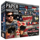Paper Shooters Patriot Tactical Rifle-Style American Flag Skin Paper Gun and Ammo Construction Kit