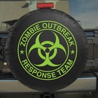 Green Zombie Spare Tire Cover - Large