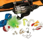 Easy Travel Fishing Kit With Telescoping Rod