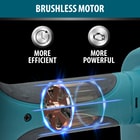 A close-up look at the brushless motor