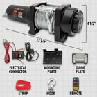 Details and features of the 4500LBS Winch.