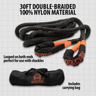 Details and features of the Kinetic Recovery Rope.
