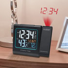 Temperature Station Atomic Projection And Moon Phase Clock